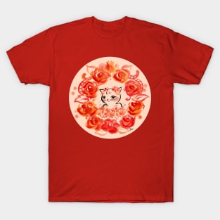 Rose cat princess T-Shirt